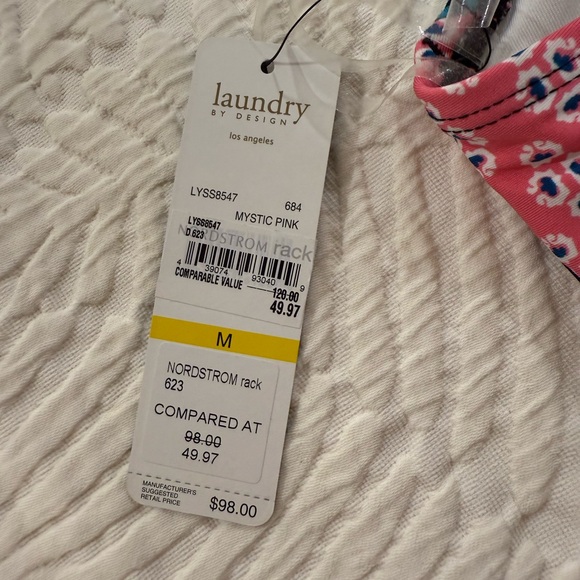 Laundry by Design Floral Kids Swim One Piece - Blue, Pink, Black - Picture 7 of 9